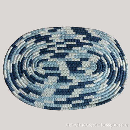 Coiled Fabric Cord Rug